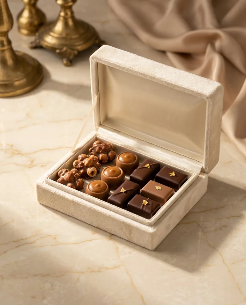علبة شوكولاتة فاخرة
